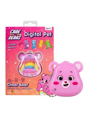 Care Bears Cheer Bear Nano Pet Digital Virtual Pet Keychain NEW